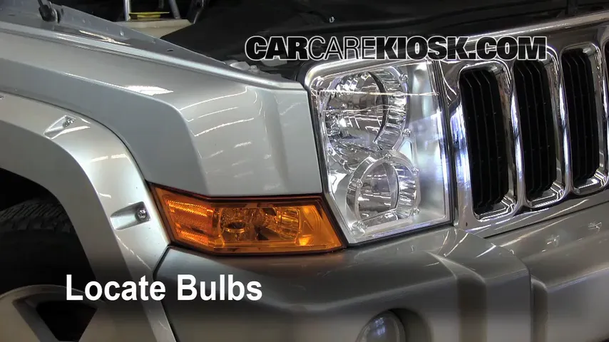 2008 Jeep Commander Limited 5.7L V8 Lights Turn Signal - Front (replace bulb)